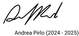 andrea pilrlo signature