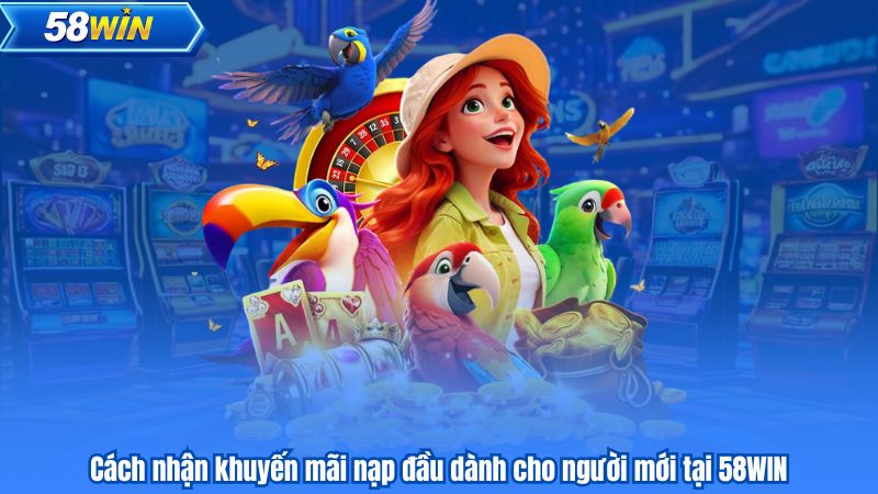 Cách nhận khuyến mãi nạp đầu dành cho người mới tại 58WIN