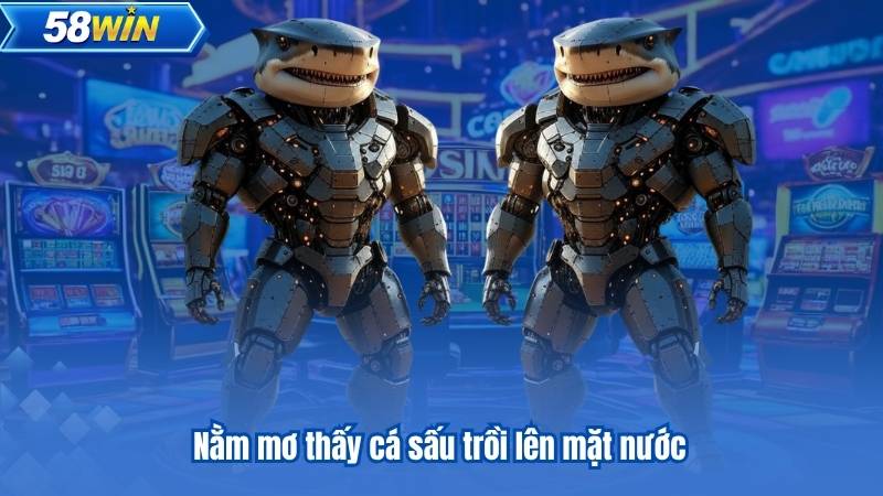 Nằm mơ thấy cá sấu trồi lên mặt nước