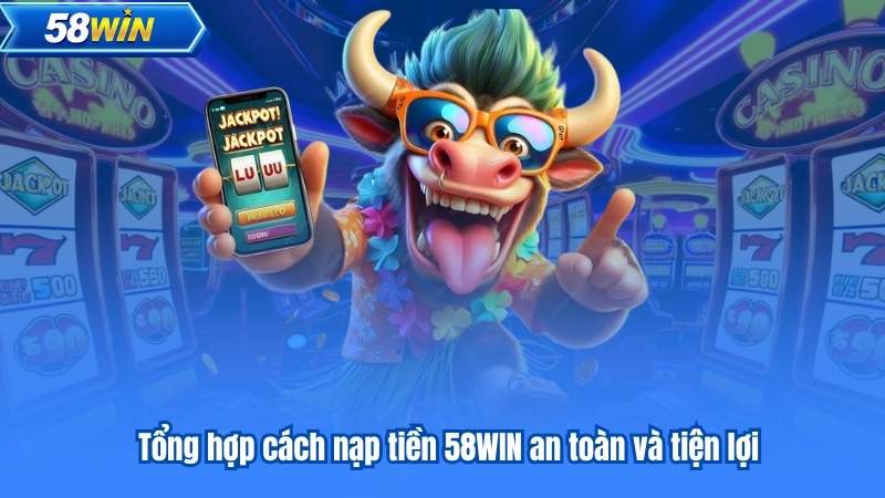 Tổng hợp cách nạp tiền 58WIN an toàn và tiện lợi